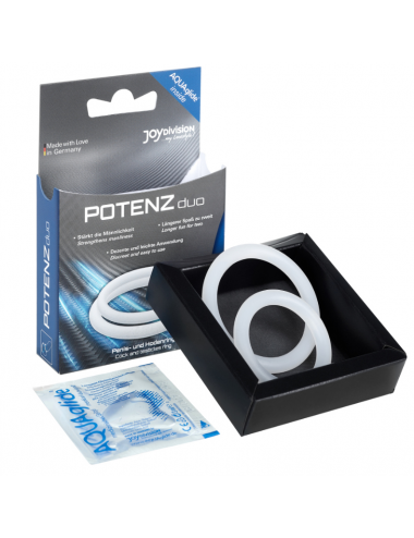 POTENZ DUO BAGUES BLANC - M