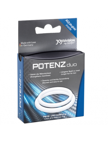 POTENZ DUO BAGUES BLANC - M