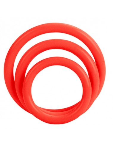 CALEX TRI-RINGS SET RED