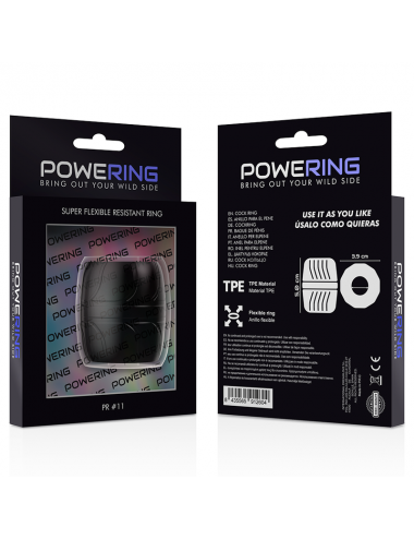 POWERING SUPER FLEXIBLE & RESISTANT RING 5 CM PR11 BLACK