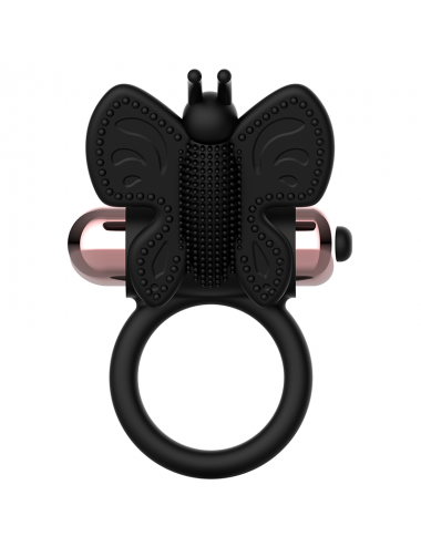 COQUETTE CHIC DESIRE COCKRING PAPILLON AVEC VIBRATEUR NOIR/ OR