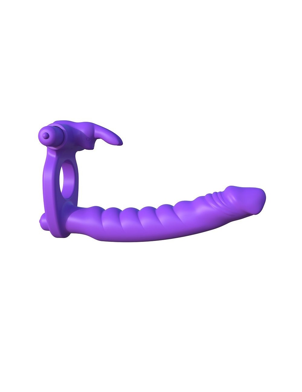 FANTASY C-RINGZ SILICONE DOUBLE VIBRATOR RABBIT