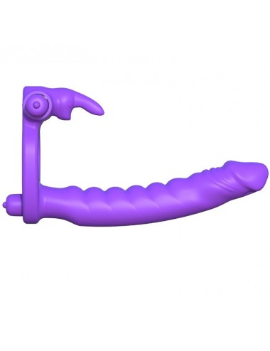 FANTASY C-RINGZ SILICONE DOUBLE VIBRATOR RABBIT