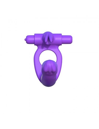 FANTASY C-RINGZ SILICONE DOUBLE VIBRATOR RABBIT