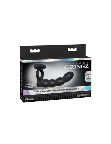 PÉNÉTRATEUR DOUBLE POSABLE FANTASY C-RINGZ