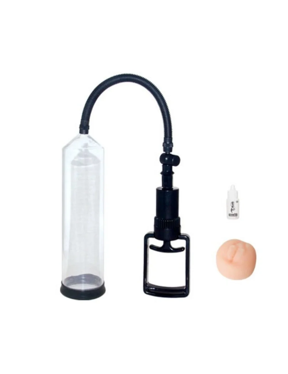 BOMBA DE ERECCION TIRADOR Y BOQUILLA VAGINA 20 CM BOMBA DE ERECCION TIRADOR Y BOQUILLA VAGINA 20 CM