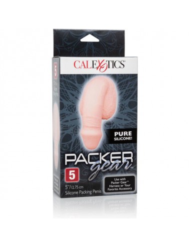 PÉNIS D'EMBALLAGE EN SILICONE CALEX 12.75CM CHAIR