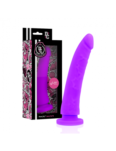 DELTA CLUB TOYS HARNAIS + DONG SILICONE VIOLET 17 X 3CM