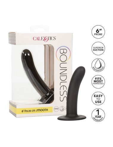 DILDO CALEX BOUNDLESS 15.25 CM COMPATIBLE HARNAIS - LISSE