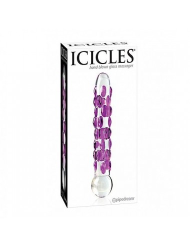 ICICLES NUMBER 07 MASSEUR EN VERRE SOUFFLE A LA MAIN