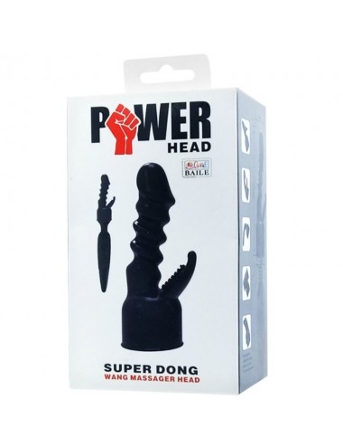 POWER HEAD CABEZAL INTERCAMBIABLE PARA ESTIMULACION INTERNA Y CLITORIS