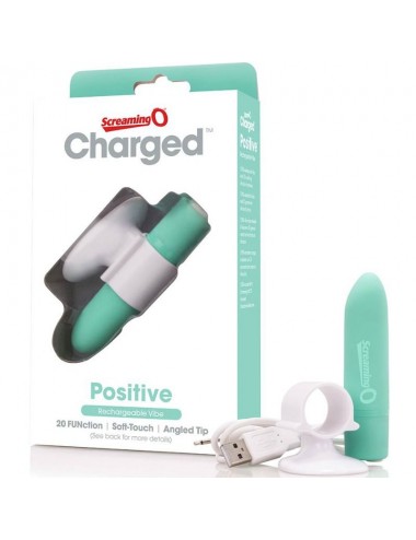 SCREAMING O MASSAGER RECHARGEABLE - POSITIF - VERT