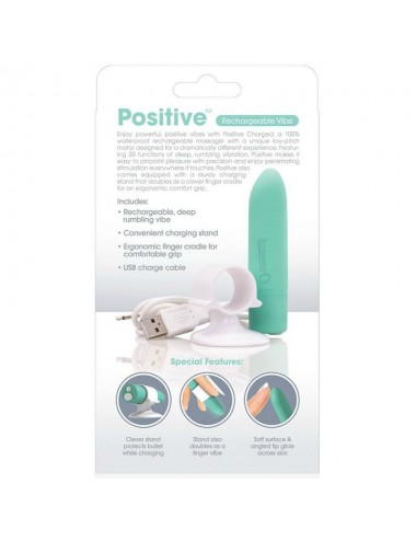 SCREAMING O MASSAGER RECHARGEABLE - POSITIF - VERT