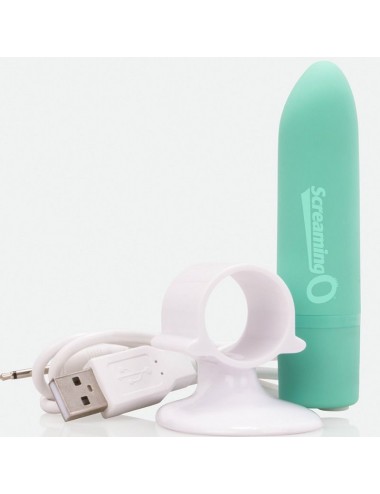 SCREAMING O MASSAGER RECHARGEABLE - POSITIF - VERT