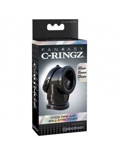 Sextoys - Masturbateurs & Stimulateurs - TUYAU DE COCK FANTASY C-RINGZ AVEC BALL STRECH - Fantasy C-ringz