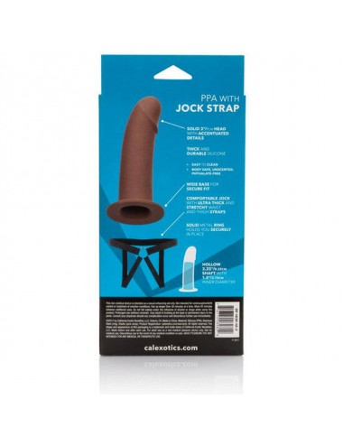 CALEX PPA AVEC JOCK STRAP MARRON