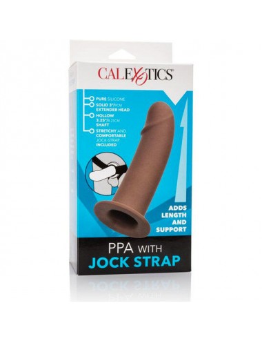 CALEX PPA AVEC JOCK STRAP MARRON