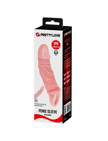 BAILE GAINE À PÉNIS EN SILICONE AVEC SANGLES À BOULES 13,5 CM