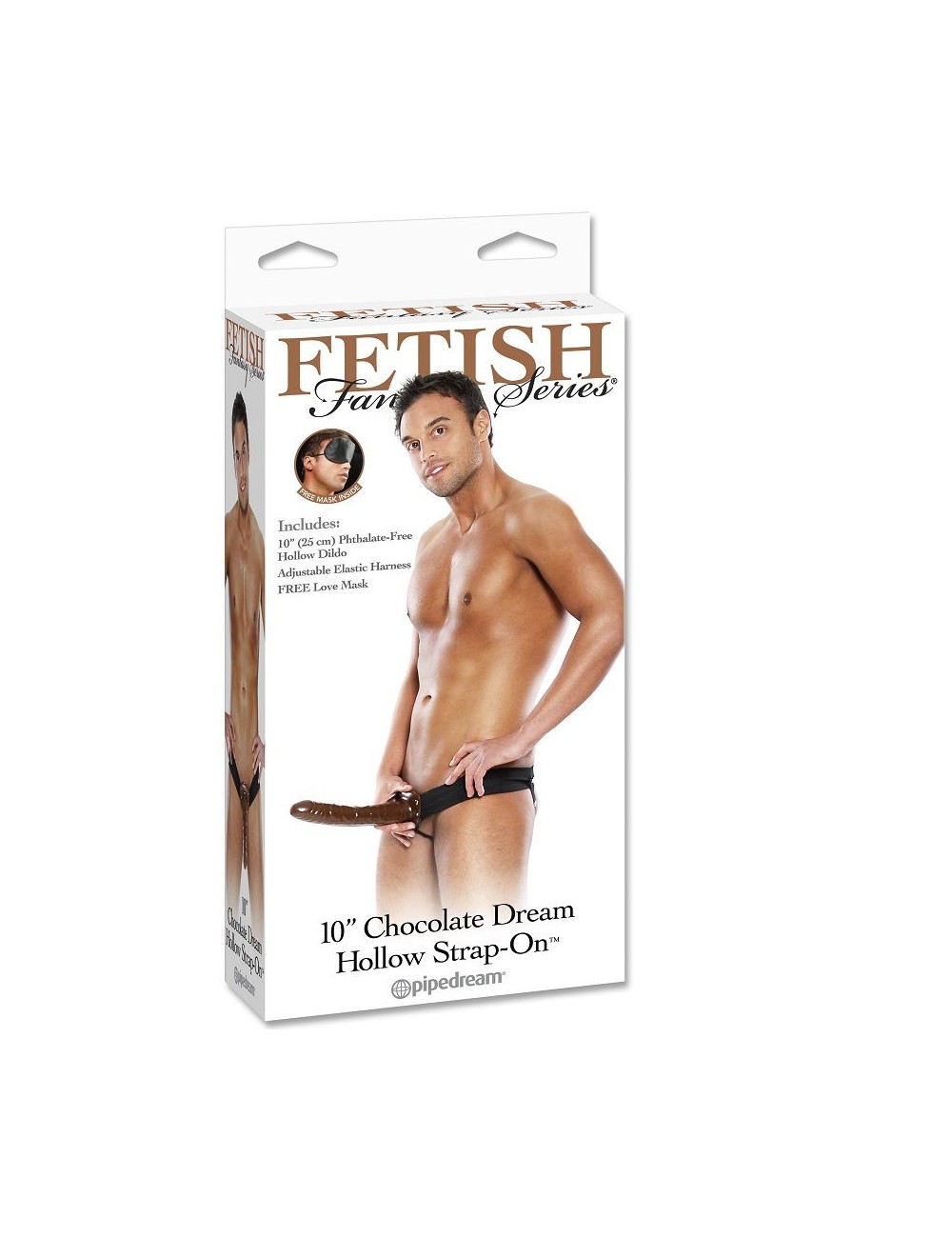 FETISH FANTASY ARNES HUECO AJUSTABLE CHOCOLATE 22 CM