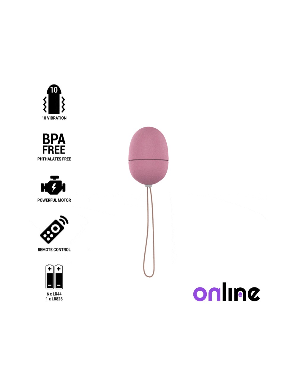 TÉLÉCOMMANDE EN LIGNE VIBRANT OEUFS S - ROSE TÉLÉCOMMANDE EN LIGNE VIBRANT OEUFS S - ROSE
