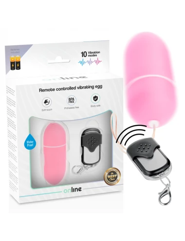 TÉLÉCOMMANDE EN LIGNE VIBRANT EGG L - ROSE