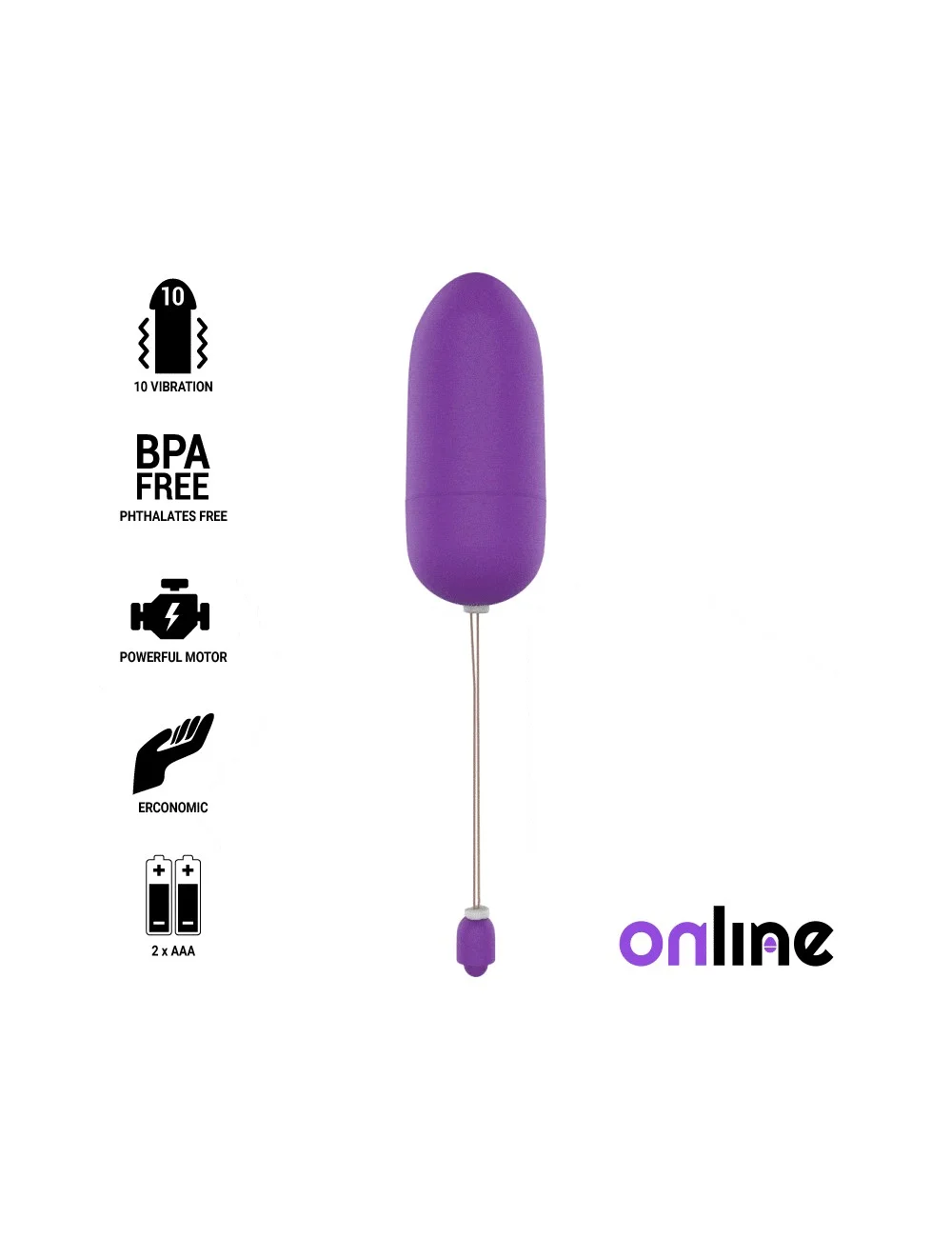 EUF VIBRANT IMPERMÉABLE EN LIGNE - VIOLET EUF VIBRANT IMPERMÉABLE EN LIGNE - VIOLET