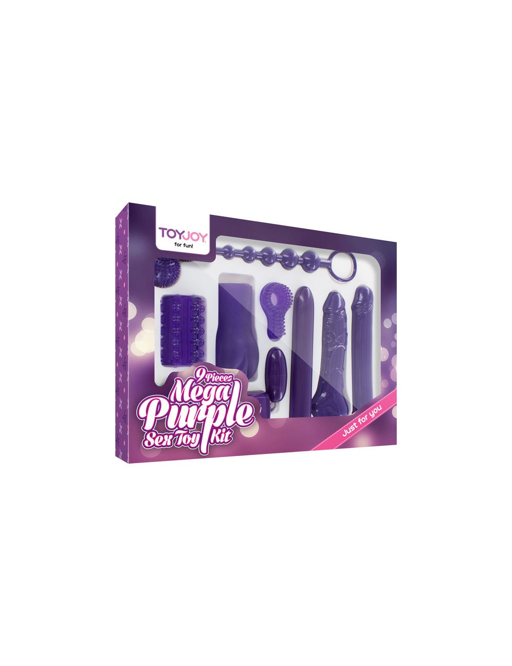 JUST FOR YOU MEGA PURPLE SEX TOY KIT