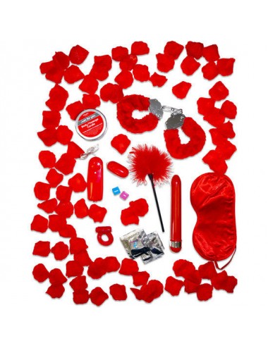 ENSEMBLE CADEAU JUST FOR YOU RED ROMANCE