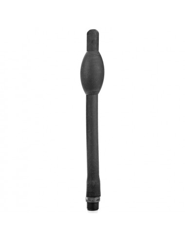 DOUCHE ANALE EN SILICONE TOUT NOIR 27CM