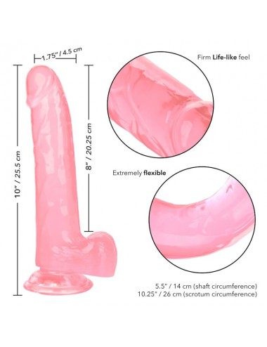 DILDO QUEEN TAILLE CALEX - ROSE 20