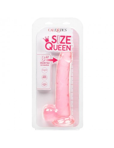 DILDO QUEEN TAILLE CALEX - ROSE 20,3 CM