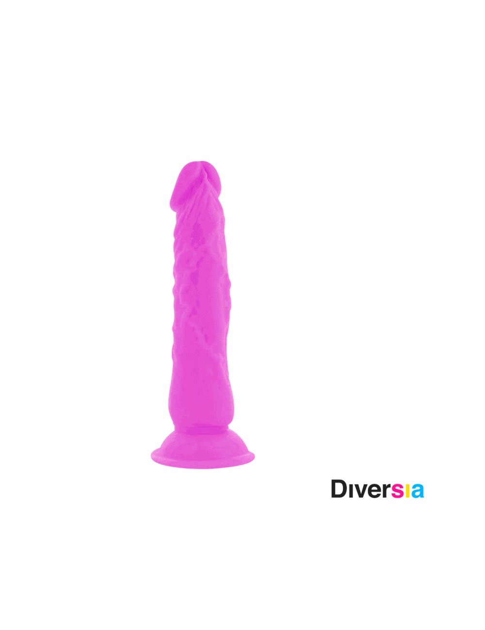 DIVERSIA DILDO VIBRANT FLEXIBLE 21 CM - VIOLET