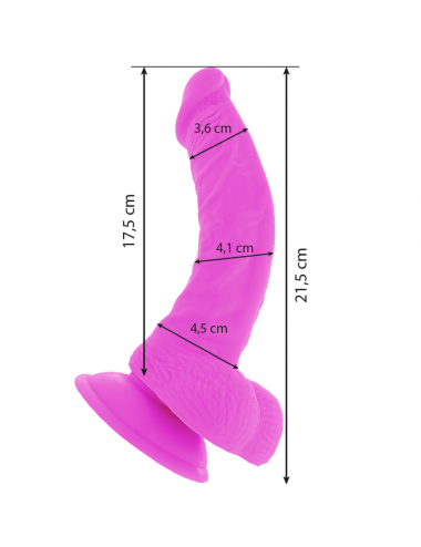 DIVERSIA DILDO VIBRANT FLEXIBLE 21