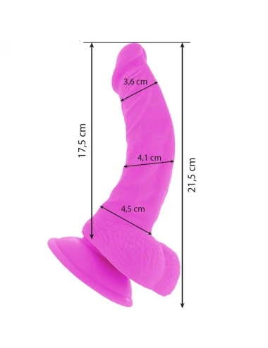 DIVERSIA DILDO VIBRANT FLEXIBLE 21