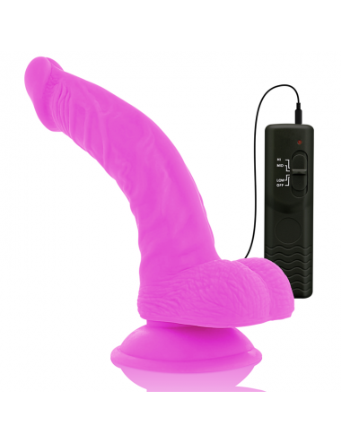 DIVERSIA DILDO VIBRANT FLEXIBLE 21,5 CM - VIOLET