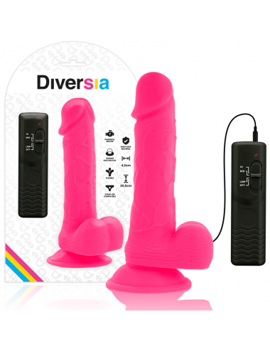 DIVERSIA DILDO VIBRANT FLEXIBLE 20