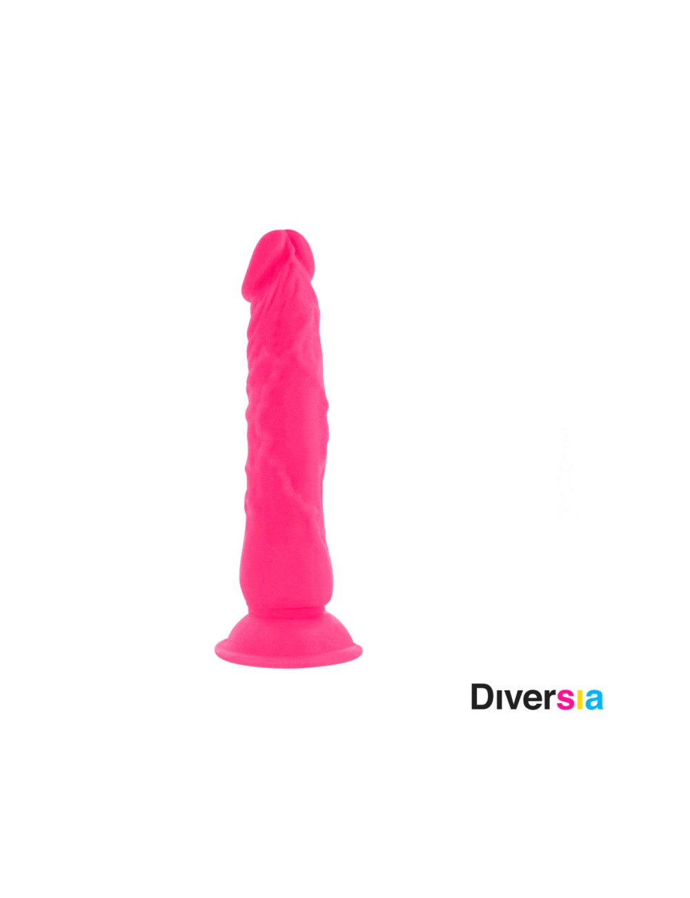 DIVERSIA DILDO VIBRANT FLEXIBLE 21 CM - ROSE