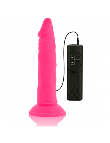 DIVERSIA DILDO VIBRANT FLEXIBLE 23 CM - ROSE