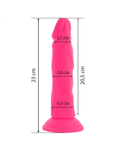 DIVERSIA DILDO VIBRANT FLEXIBLE 23 CM - ROSE