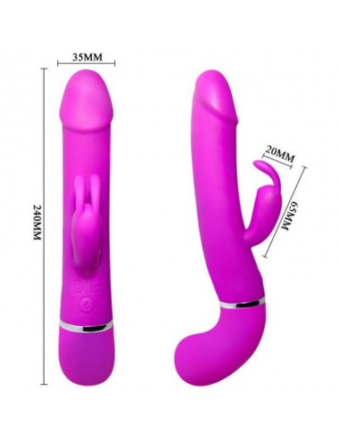 PRETTY LOVE VIBRADOR HENRY CON 12 MODOS DE VIBRACION Y FUNCION SQUIRT