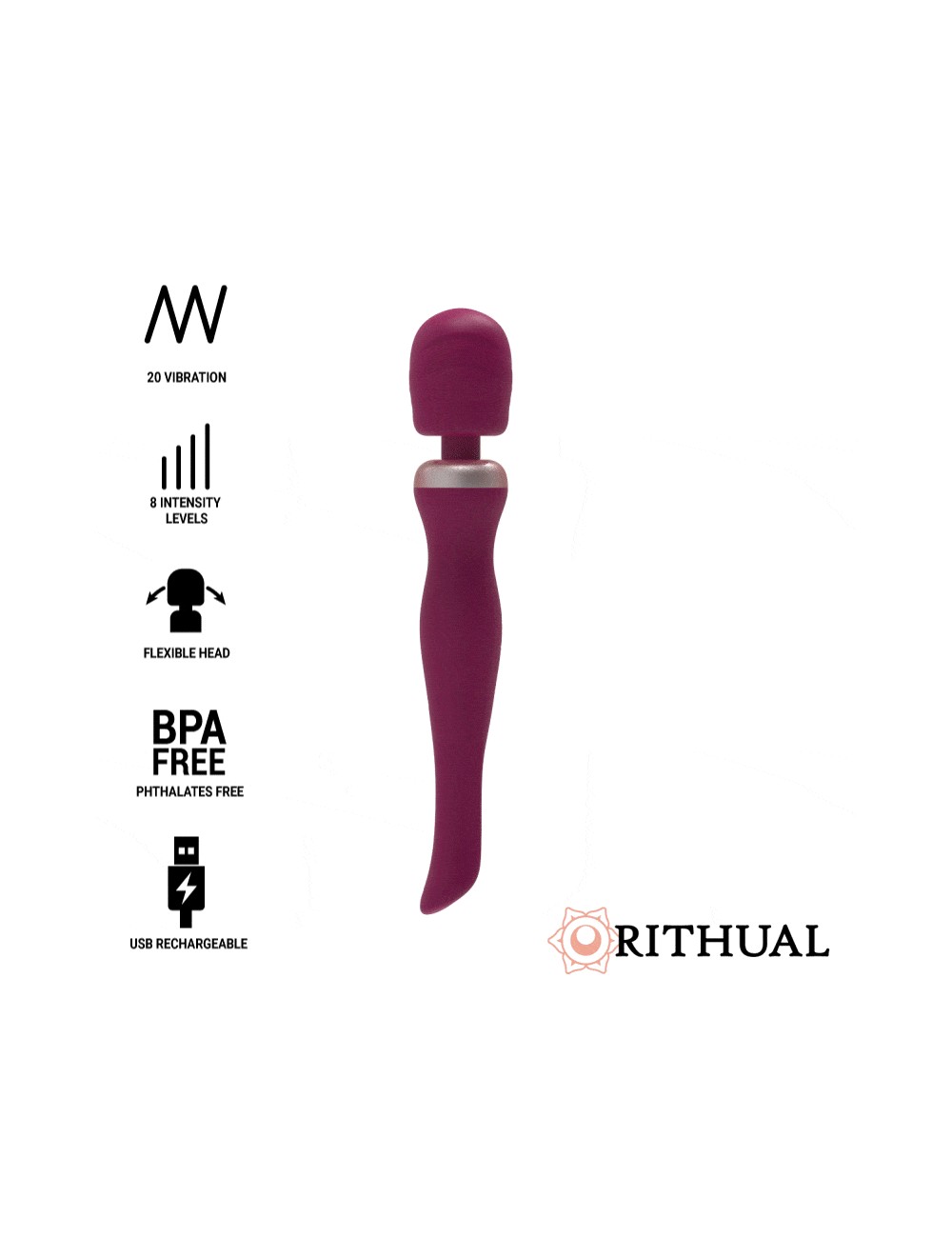 RITHUAL AKASHA WAND RECARGABLE POTENTE 2.0 ORQUIDEA