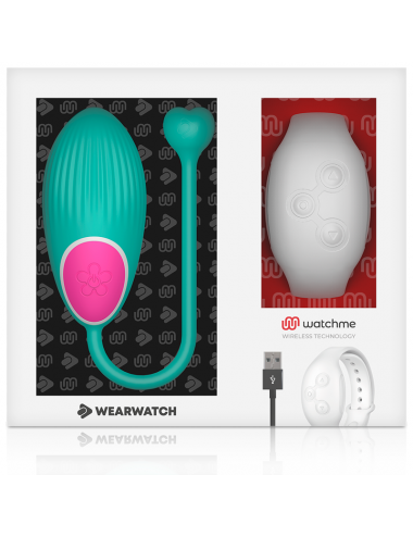 WEARWATCH EGG TECHNOLOGIE SANS FIL WATCHME AQUAMARINE / SNOWY