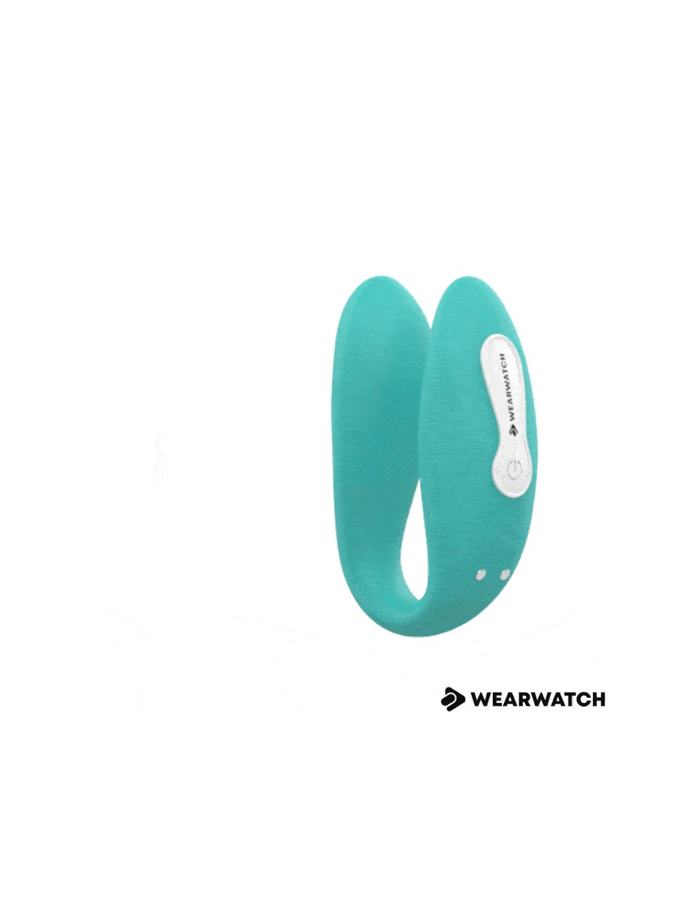 WEARWATCH DUAL PLEASURE TECHNOLOGIE SANS FIL WATCHME AQUAMARINE / SNOWY