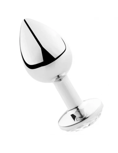 SECRETPLAY PLUG ANAL TRANSPARENT ALUMINIUM 7CM