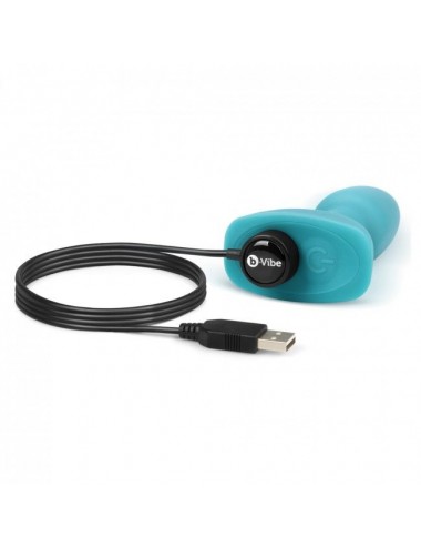 B-VIBE RIMMING CONTROL REMOTO ANAL PLUG  PETITE  TEAL