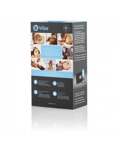 B-VIBE  SNUG PLUG ANAL 3 AZUL CIELO