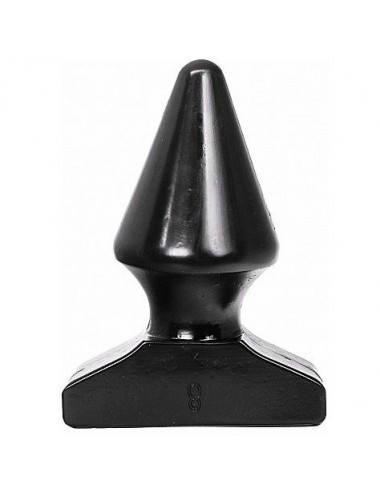 PLUG ANAL TOUT NOIR 17CM