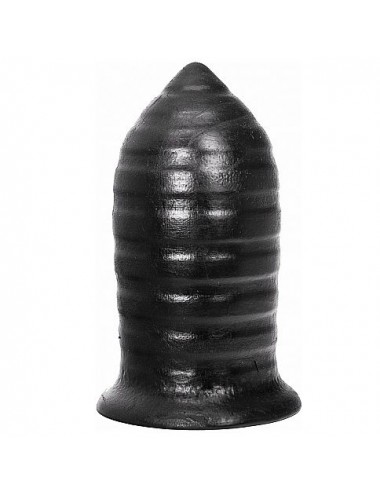 PLUG ANAL TOUT NOIR 16CM