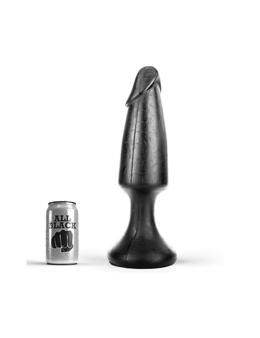 ALL BLACK BOUCHON TOUT NOIR ANAL 35CM