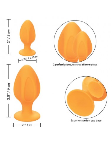 CALEX CHEEKY BUTTPLUG - ORANGE